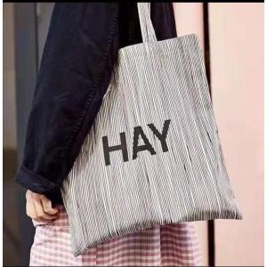 送料無料　当日翌日配送　正規品保証　H AY デンマーク　トートバッグ　ストライプ柄　　カバン　バッグ　BAG　ヘイ　かばん｜hsv-store