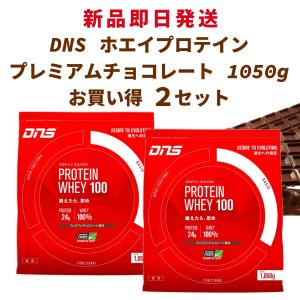 【2セット】DNS ホエイプロテイン ホエイ100 プレミアムチョコレート風味 1050g (約30回分)｜ht-onlineshop
