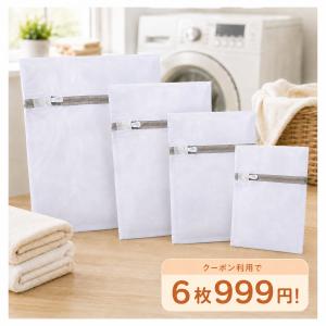洗濯ネット 2枚セット 極細メッシュ ランドリーネット 型崩れ防止 衣類 下着 大型 小型