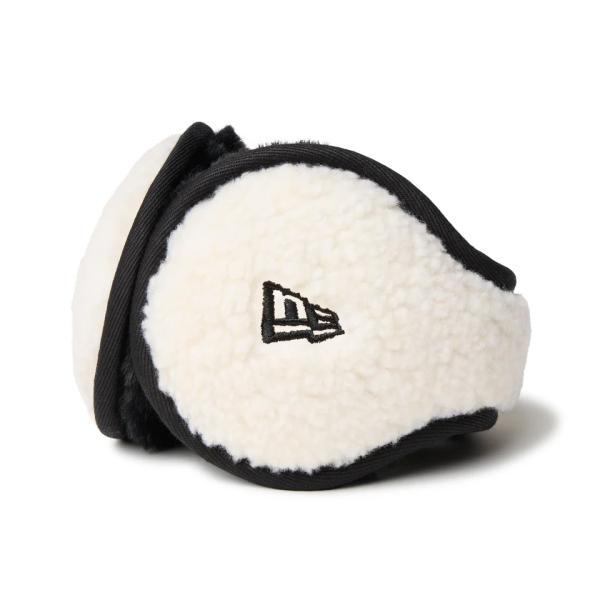 2025FW NEW ERA イヤーマフ ボア フリース ホワイト ニューエラ ユニセックス 耳当て...