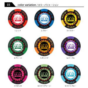 ゴルフマーカー 名入れ カジノチップマーカー ...の詳細画像2