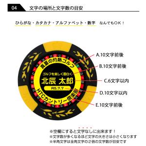 ゴルフマーカー 名入れ カジノチップマーカー ...の詳細画像4