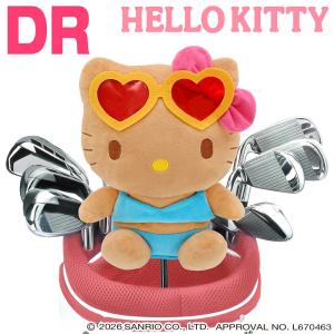ヘッドカバー サンリオ ハローキティ 日焼けVER. ドライバー用 460cc対応 kthd004 sanrio HELLO KITTY ヘッドカバー キャラクター DR用 日焼け 夏 海 送料無料