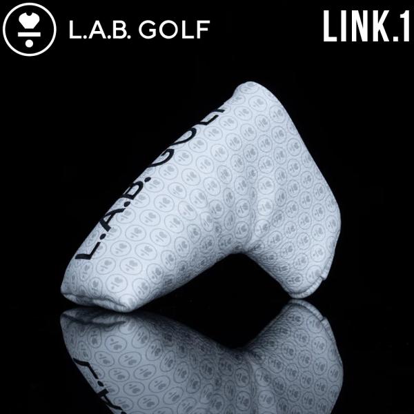 L.A.B.GOLF/ラブゴルフ ホワイトアイコンヘッドカバー LINK.1用 WHITE ICON...