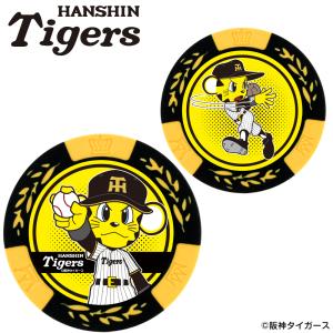 阪神タイガース ゴルフチップマーカー トラッキー イエロー mk0549 HANSHIN Tigers プロ野球 トラ 虎 キャラクター グッズ コンペ ギフト ポイント利用 メール便