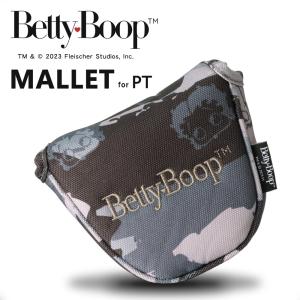 Betty Boop(TM)/ベティー ブープ(TM) カモフラージュ パターカバー マレットタイプ OHC0040（ キャラクター アニメ PT用 ゴルフ用品）｜htcgolf