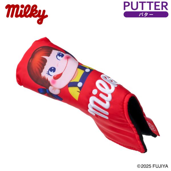ミルキー ヘッドカバー ペコちゃん パター用 ピンタイプ ブレード ohc0089 キャラクター 不...