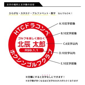 ゴルフマーカー 名入れ グリップエンドマーカー...の詳細画像3