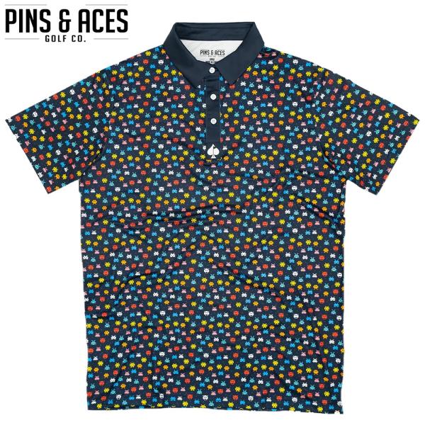 PINS&amp;ACES/ピンズ&amp;エース インベーダー The Invader PA2PLIVD ポロシャ...
