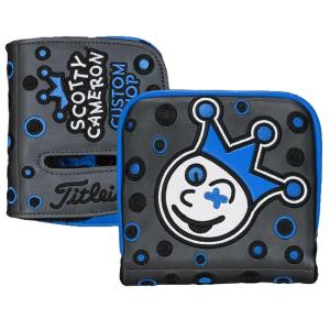 Hcs455 Cameron タイトリスト スコッティキャメロン Scotty ゴルフ Cameron カスタムショップ Scotty ジャックポット ジョニー チャコール ブルー ミッドスクエア パターカバー Sc Hcs455 Htcスーパーゴルフ