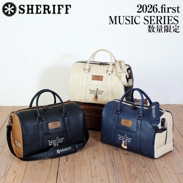 数量限定 SHERIFF 2026 1st MUSIC SERIES ボストンバッグ ミュージックシ...