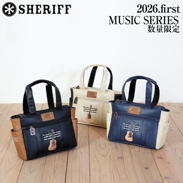 数量限定 SHERIFF 2026 1st MUSIC SERIES ラウンドバッグ ミュージックシ...