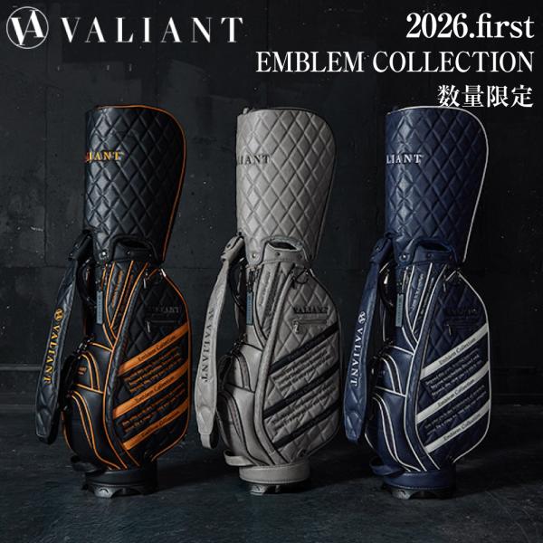 数量限定 VALIANT 2026 1st EMBLEM COLLECTION キャディバッグ シリ...