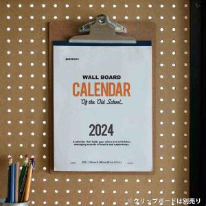 カレンダー ハイタイド 2024年 カレンダー penco ペンコ O/S A4 おしゃれ カジュアル 壁掛け 職場用 インダストリー｜htdd