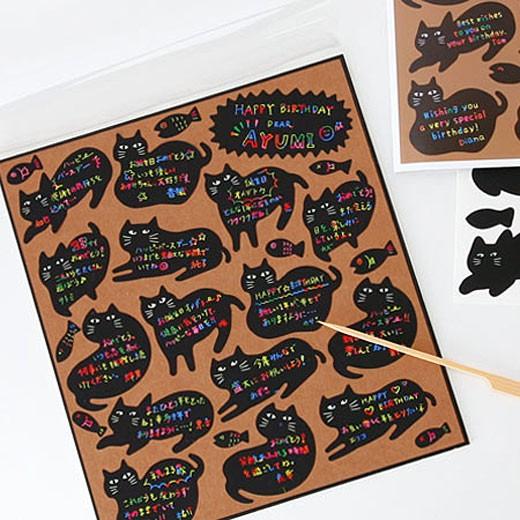 メッセージボード(スクラッチシール)