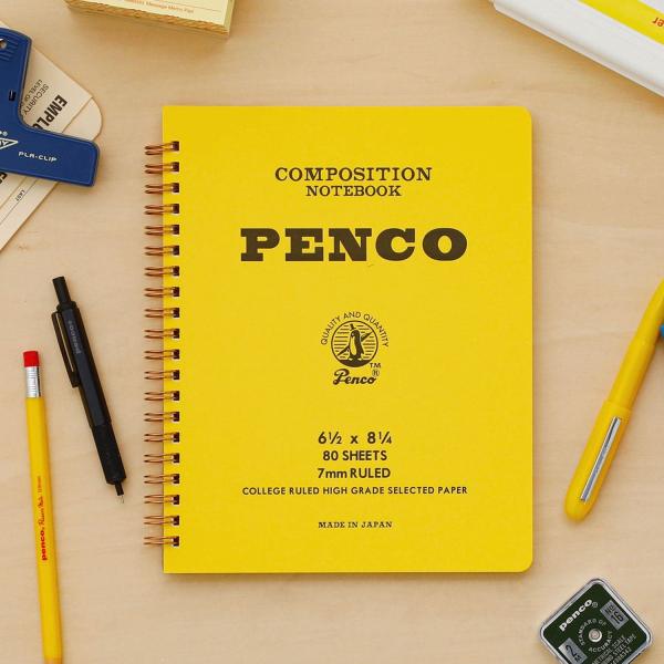 リングノート penco ペンコ コイルノート L ダブルリング 7mm 罫線  コイルノート 横罫...