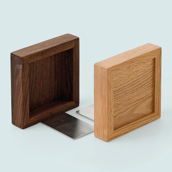 ブックエンド fur. ウッドブックエンドファー 木製 ブックスタンド 本立て