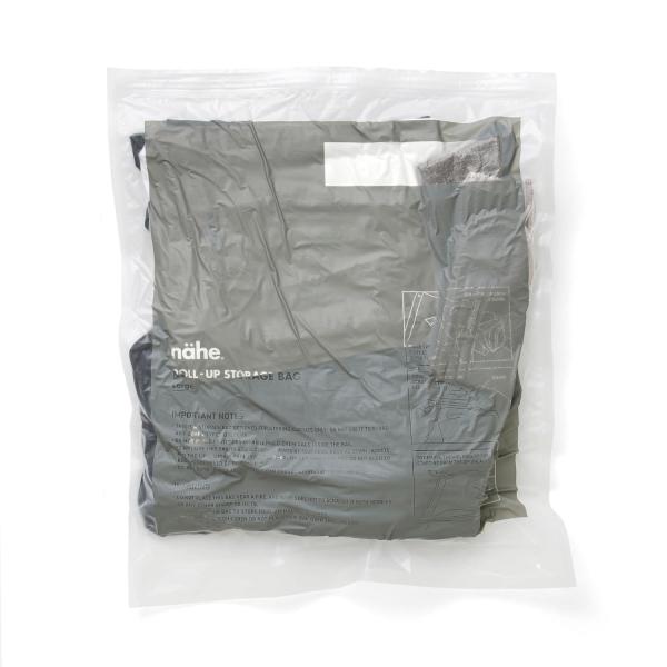 トラベル 圧縮バッグ 衣類 nahe ネーエ ロールアップストレージバッグ L 圧縮袋 圧縮収納ポー...