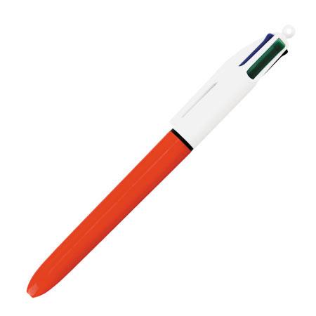 4色ボールペン BIC ビック 0.7mm 黒 赤 青 緑