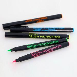 筆ペン カラー penco ペンコ ブラシハイライター 蛍光ペン 水性 カリグラフィー 日本製 おしゃれ かわいい｜htdd
