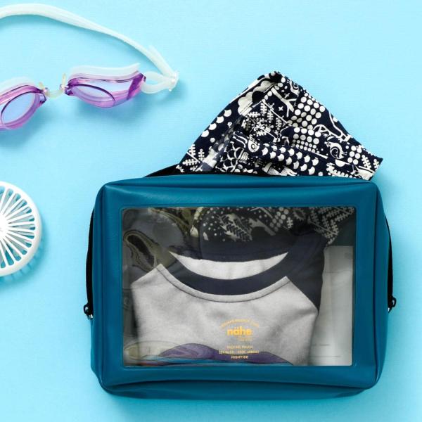 nahe パッキングポーチ L トラベルポーチ 旅行 化粧ポーチ メイクポーチ クリアケース 小物入...