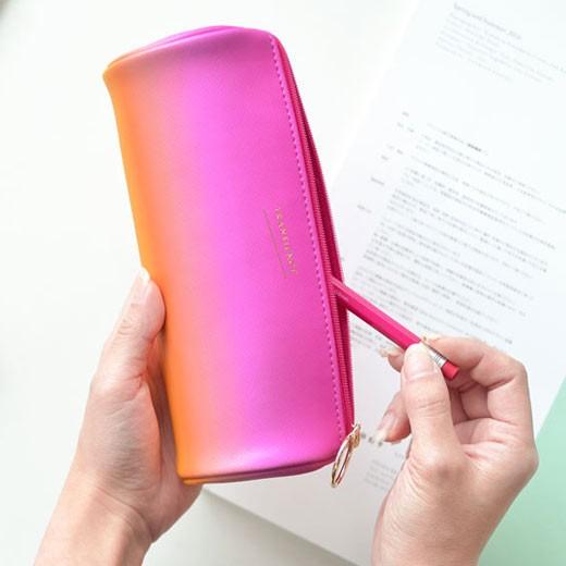 ペンケース ファスナーペンケース トランジェンス 可愛い おしゃれ 高校生 大容量