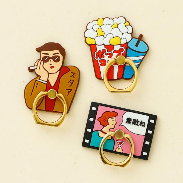 ニューレトロ スマートフォンリング（映画）