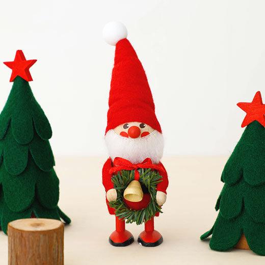 NORDIKA nisse ノルディカ ニッセ 人形 リースを持ったサンタ サンタクロース クリスマ...