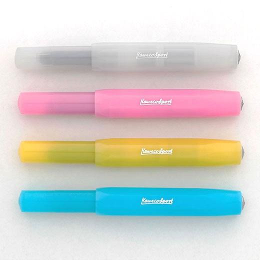 文房具 筆記具 KAWECO カヴェコ フロステッドスポーツ 万年筆 (M) 手帳 スケルトン ギフ...
