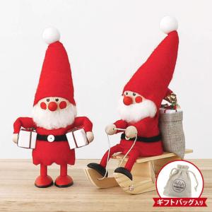 NORDIKA nisse ノルディカ ニッセ ギフトセットA サンタ サンタクロース クリスマス オブジェ 飾り 木製 北欧 雑貨 置物 プレゼント ギフト｜htdd