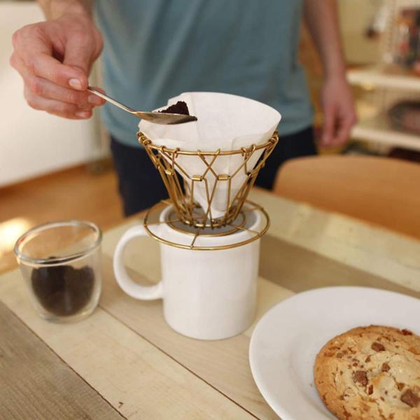 Kikkerland Brass Collapsible Coffee Dripper ブラスコラプ...