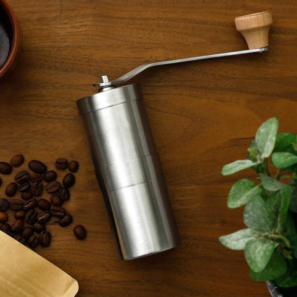 COFFEE MILL WOOD コーヒーミル ウッド 手動 アウトドア キャンプ 手挽 木製