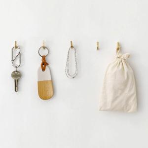 壁 フック 画鋲 画びょう BRASS プッシュピン Lフック