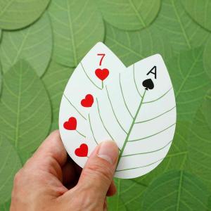 トランプ Kikkerland キッカーランド Huckleberry Leaf Cards