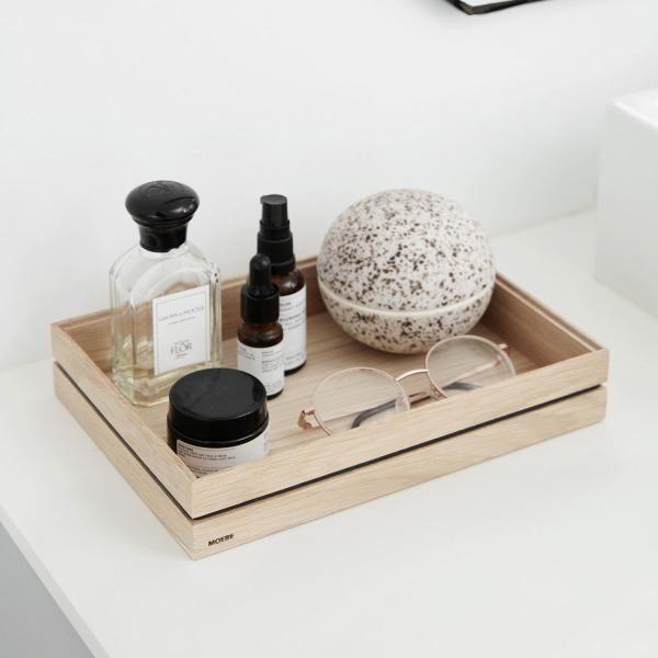 デスク整理 机上収納 MOEBE ムーベ オーガナイズ S デスクトレー A5 木製 デスクトレイ ...