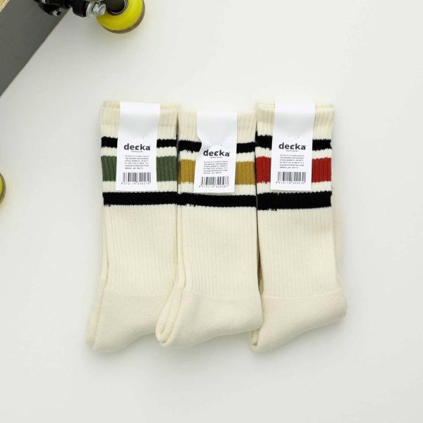 靴下 レディース decka Quality socks 80’s スケーターソックス デカ レディ...
