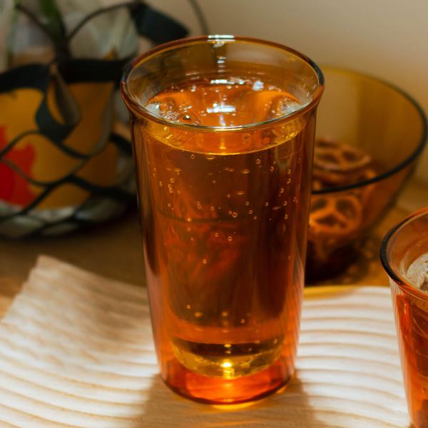 KINTO キントー CAST AMBER ダブルウォールグラス 340ml キャスト アンバー セ...