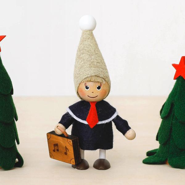 NORDIKA nisse ノルディカ ニッセ 人形 バッグを持った男の子 ハーモニー クリスマス ...