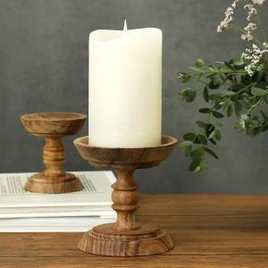 キャンドルホルダー WOOD Candleholder キャンドルスタンドコンポートL 燭台 ろうそく立て 木製 小物入れ トレイ スタンドトレイ アクセサリー おしゃれ