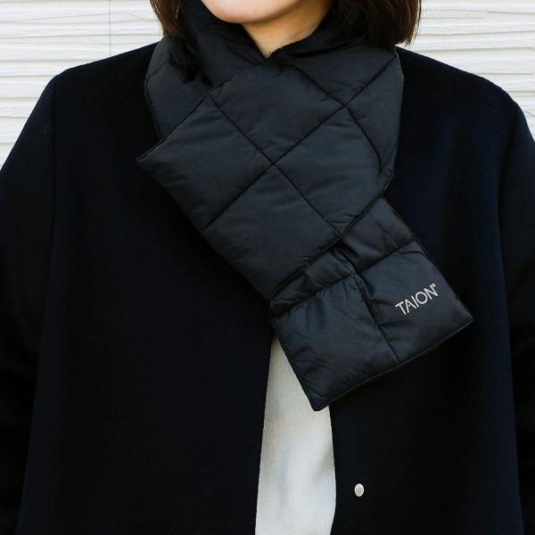 マフラー TAION タイオン 201A ダウンマフラー メンズ レディース キッズ ユニセックス ...