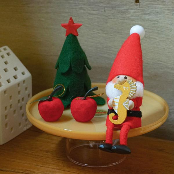 NORDIKA nisse ノルディカニッセ 2023 人形 タツノオトシゴを抱えたサンタ サンタク...