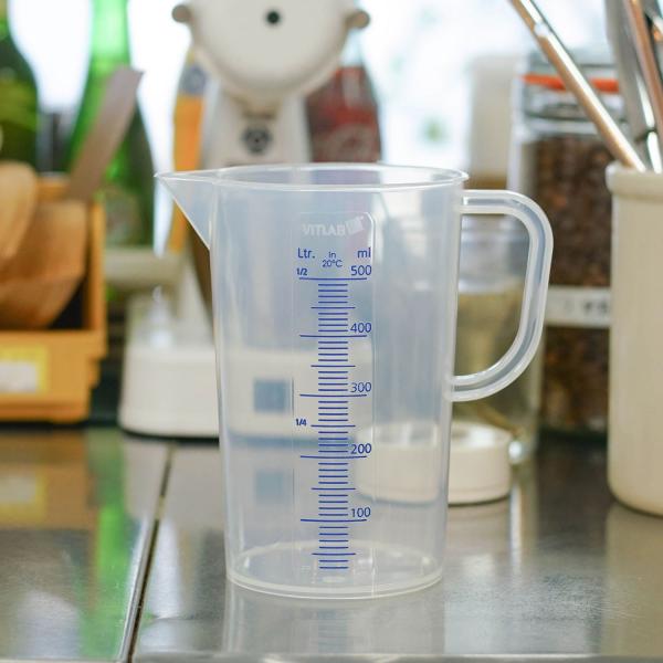 計量カップ 500ml VITLAB ビットラボ メジャーカップ 500ml ビーカー メジャーカッ...