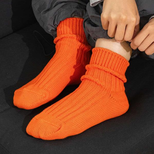 靴下 レディース メンズ decka Quality socks ローゲージリブソックス（ショート）...