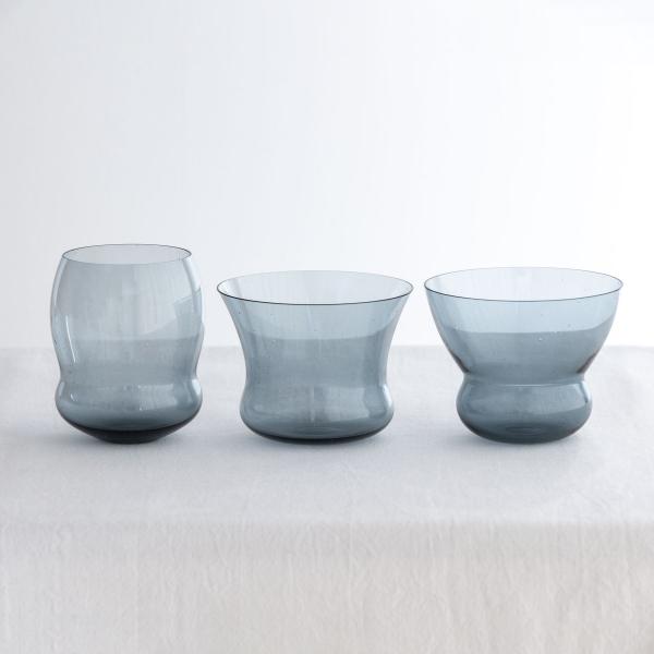 木村硝子店 シェーブル ブルーグレー ガラス 再生ガラス 日本製 グラス コップ タンブラー ワイン...