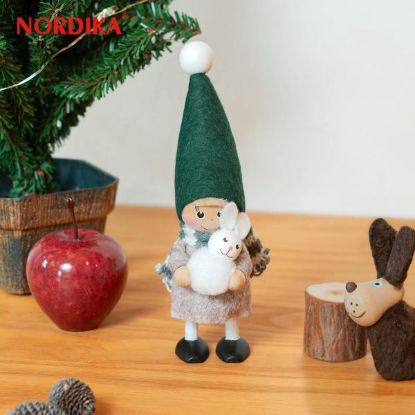 【2025年新作】NORDIKA nisse ノルディカ ニッセ 人形 ウサギを抱えた男の子 Nor...