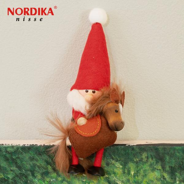 【2025年新作】NORDIKA nisse ノルディカ ニッセ 人形 馬を抱えたサンタ サンタ サ...