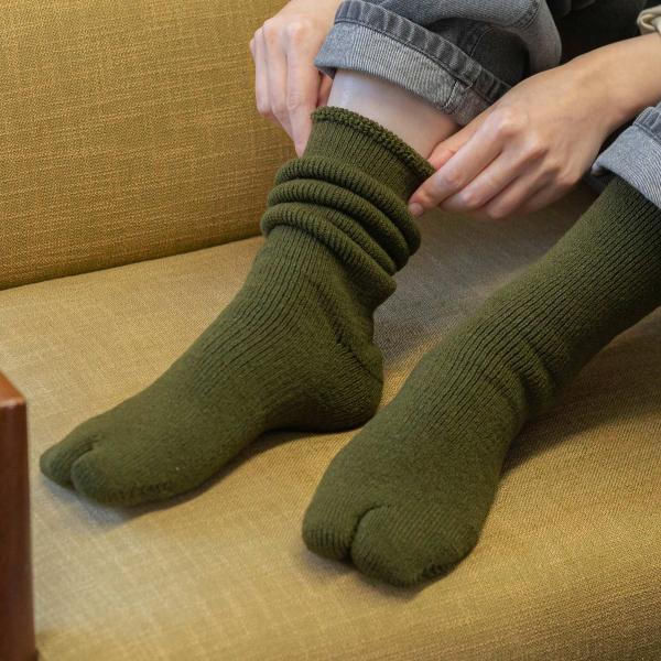 靴下 足袋ソックス ユニセックス NODAL Brushed Pile Socks ノーダル ブラッ...
