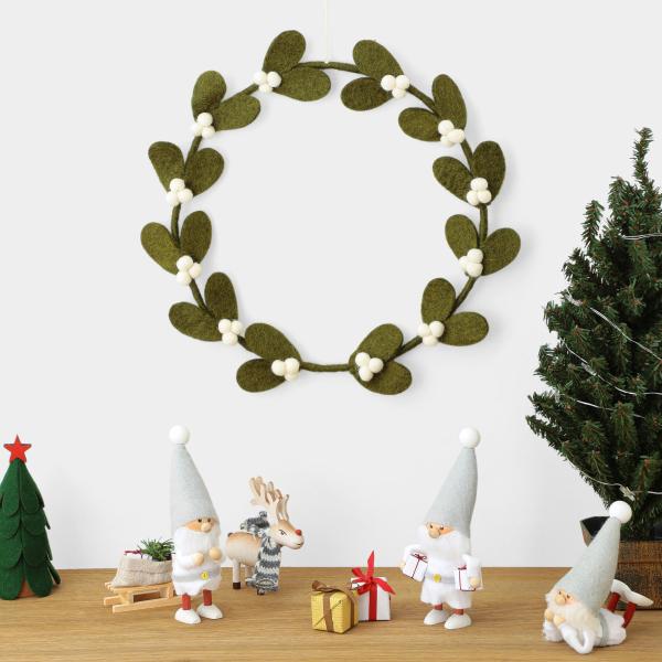 リース フェルト Gry &amp; Sif グライアンドシフ ヤドリギリース L クリスマスリース 北欧 ...