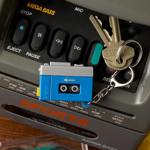 キーホルダー / KIKKERLAND キッカーランド  Tape Player LED Keych...