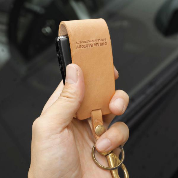 スマートキーケース DURAM スマートキーホルダー L 16007 直営店限定 キーカバー 本革 ...